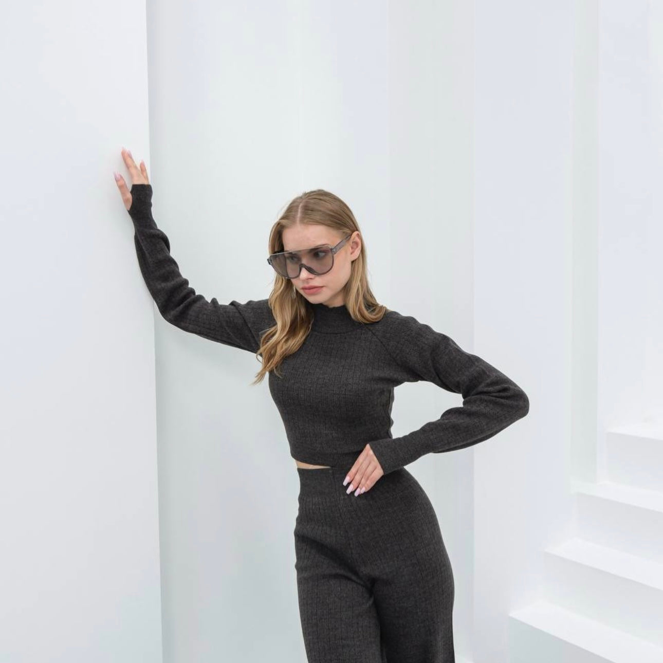 Gray 2 pieces Set