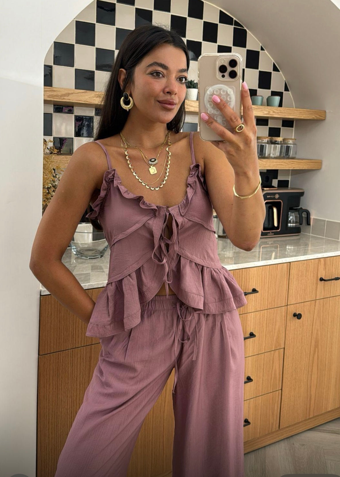 Dark Pink Marly Set