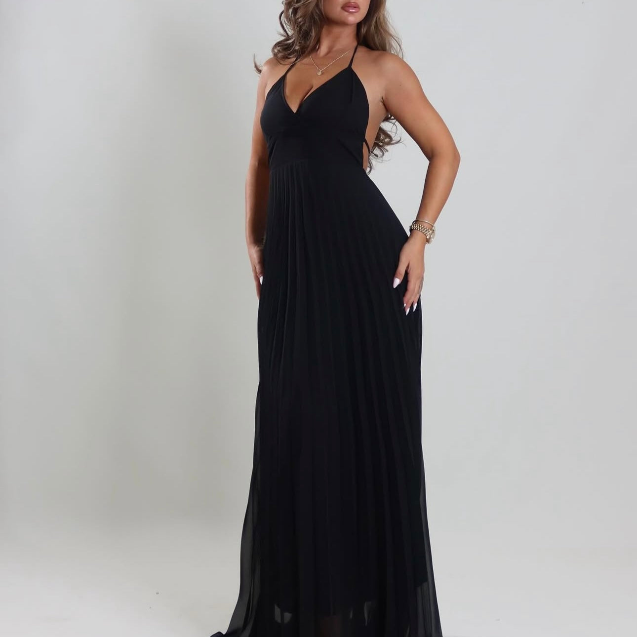 Long black dress
