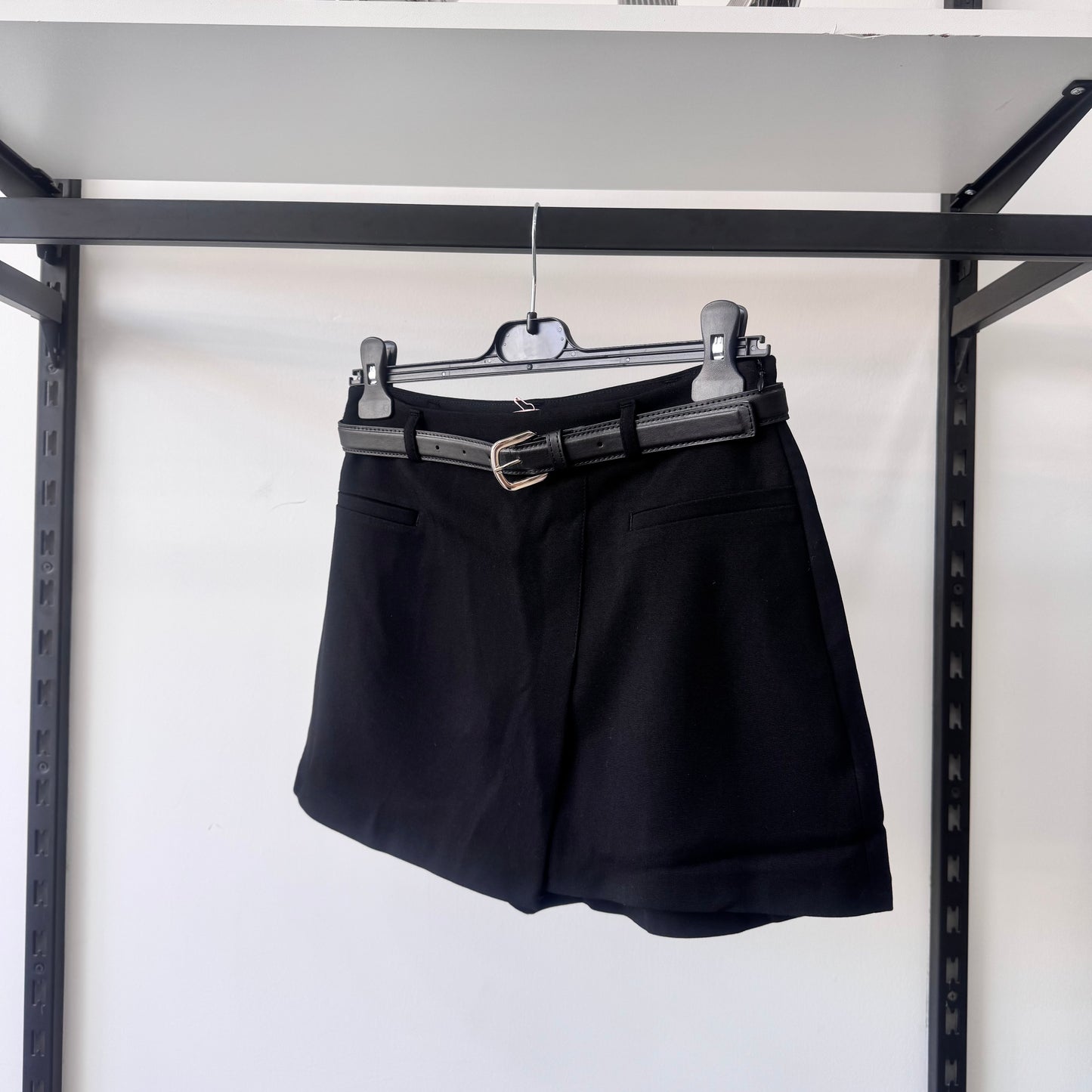 Black Skirt With Shorts Underneath