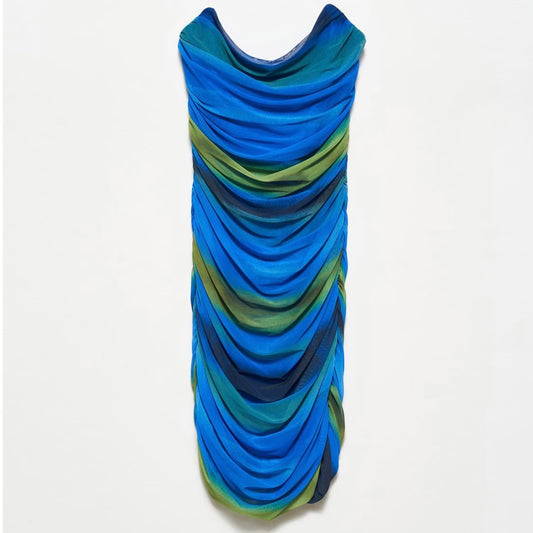 Blue Green Dress