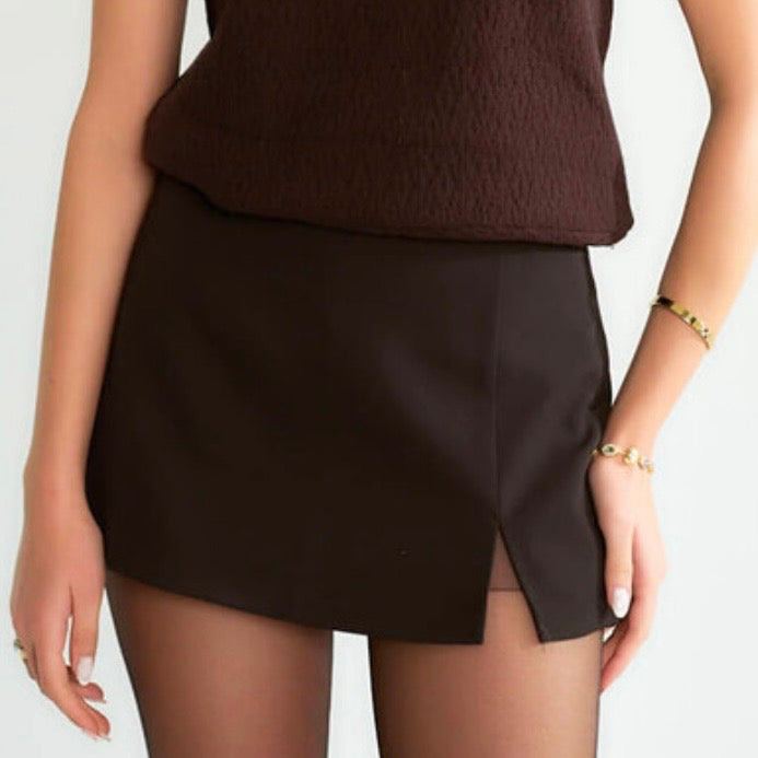 Brown Skort