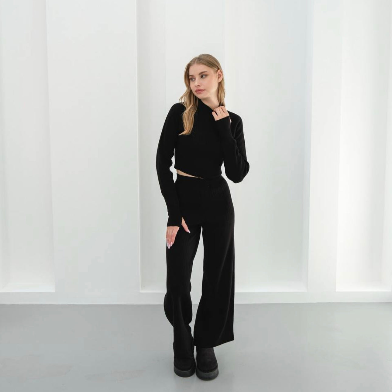 Black 2 pieces Set