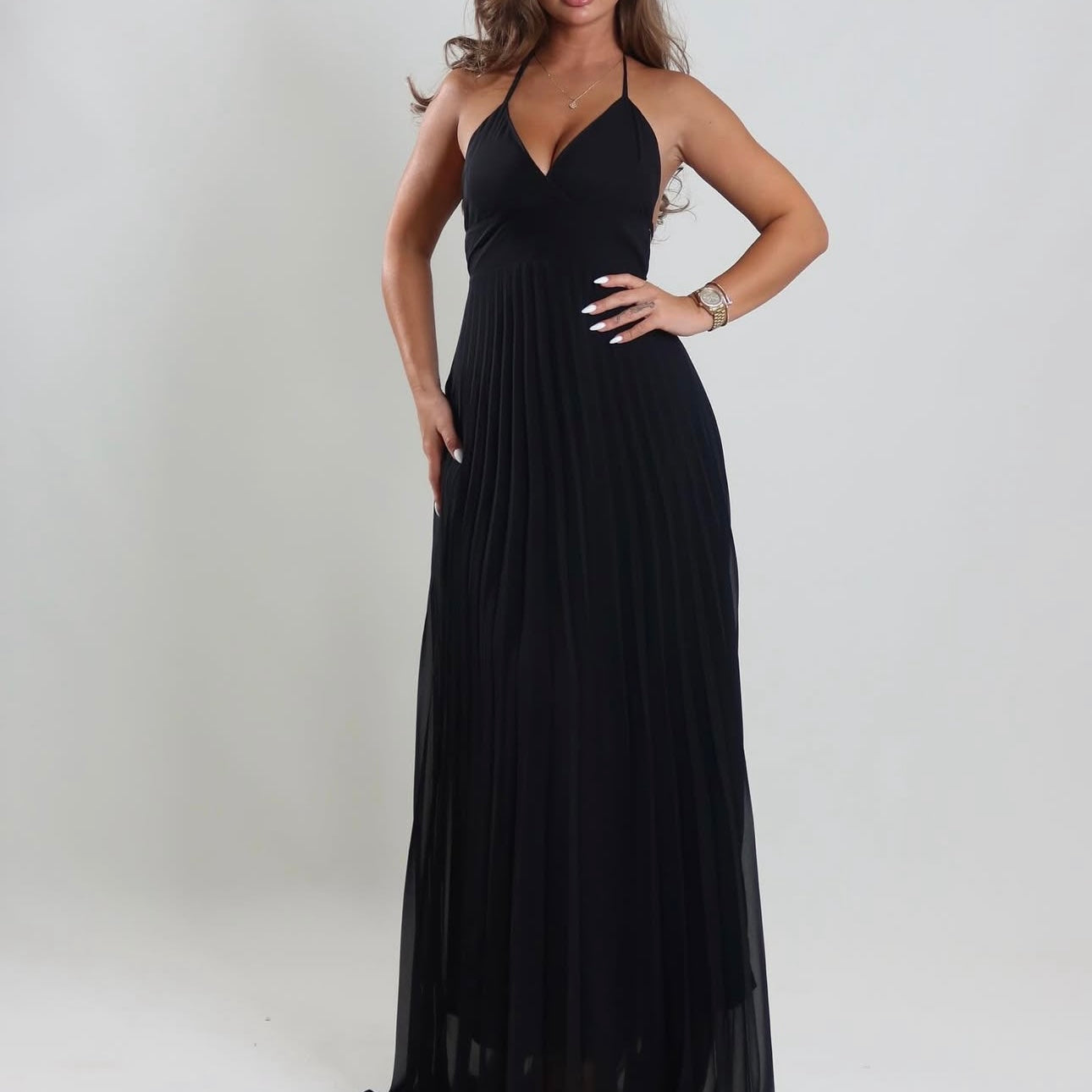 Long black dress
