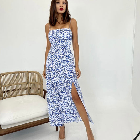 Blue Floral Dress