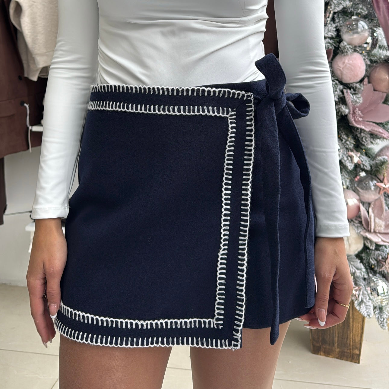 Navy Blue Skort