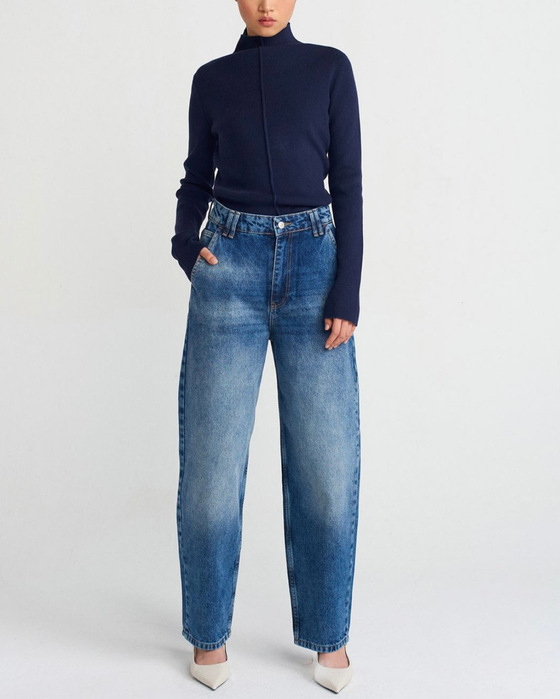 Balloon Denim Pants
