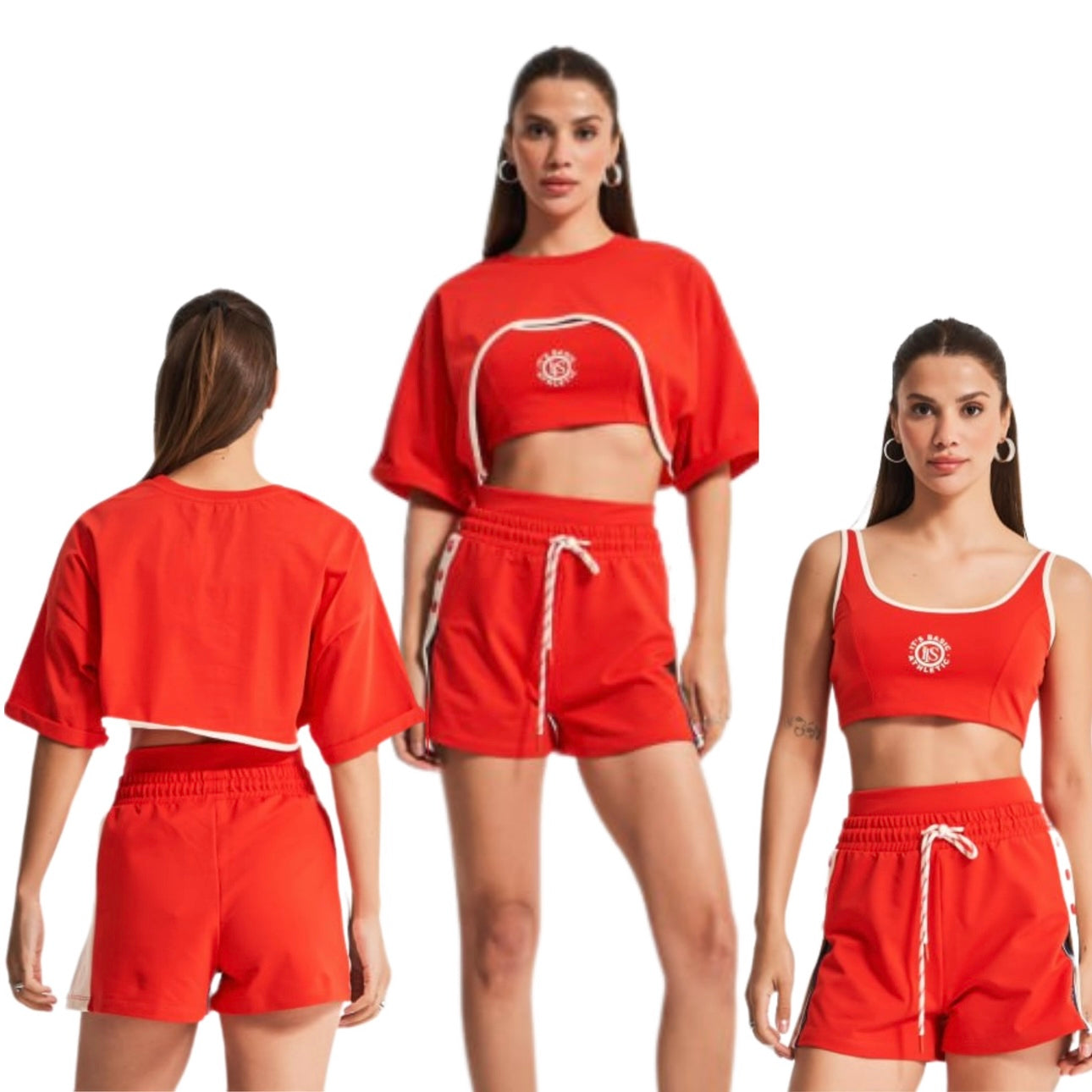 Red 3 pieces Set