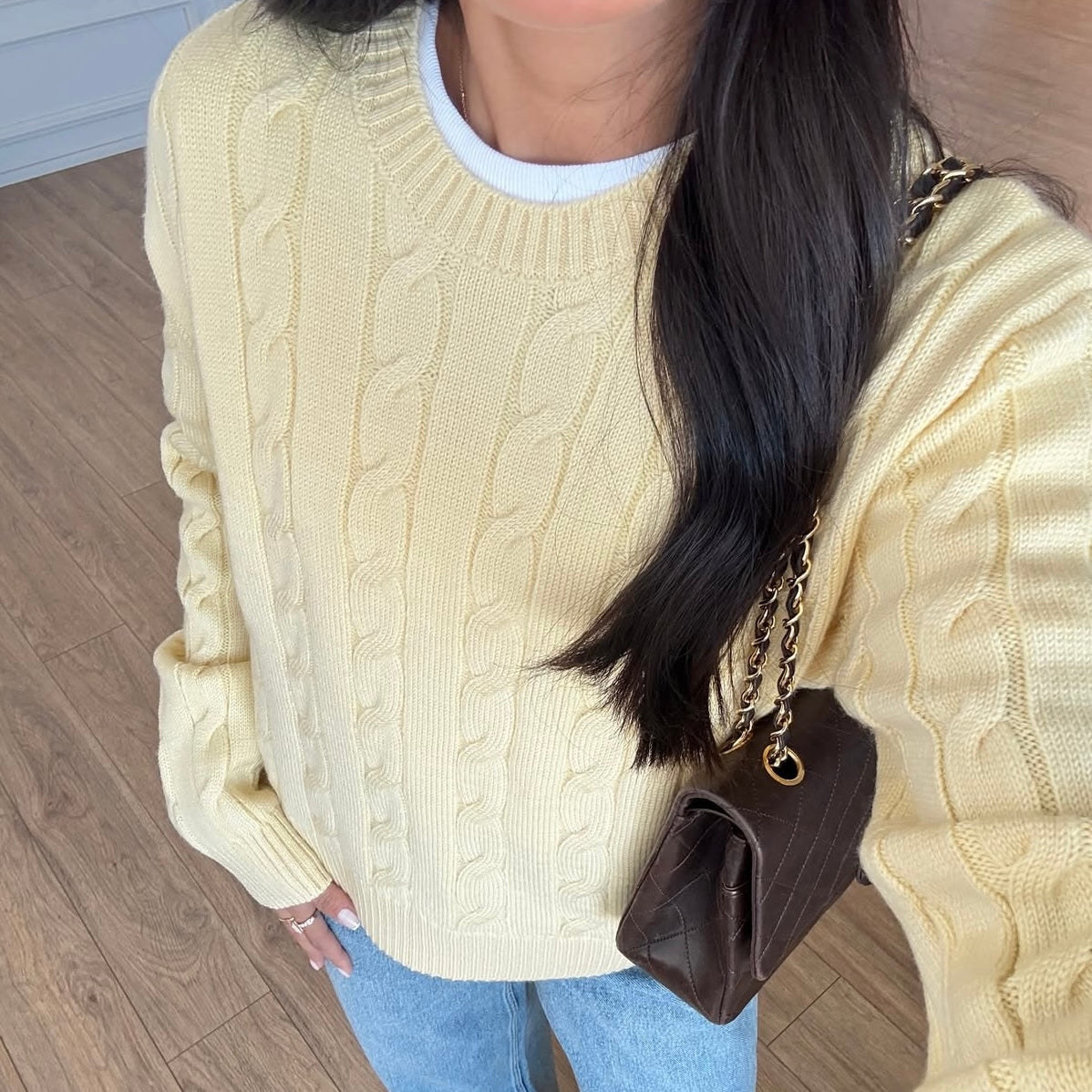 Yellow Knit Sweater