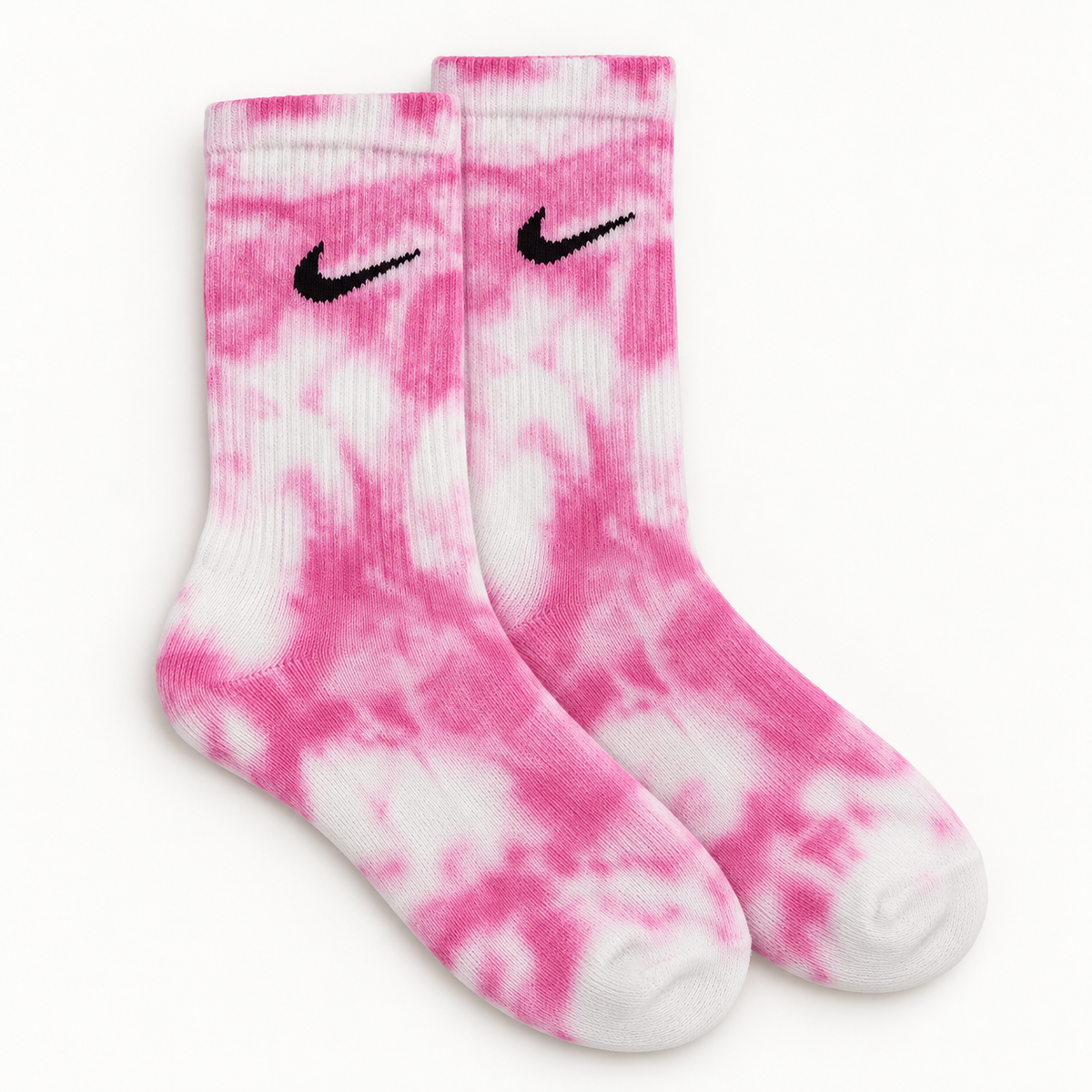 Pink Tie Dye Socks