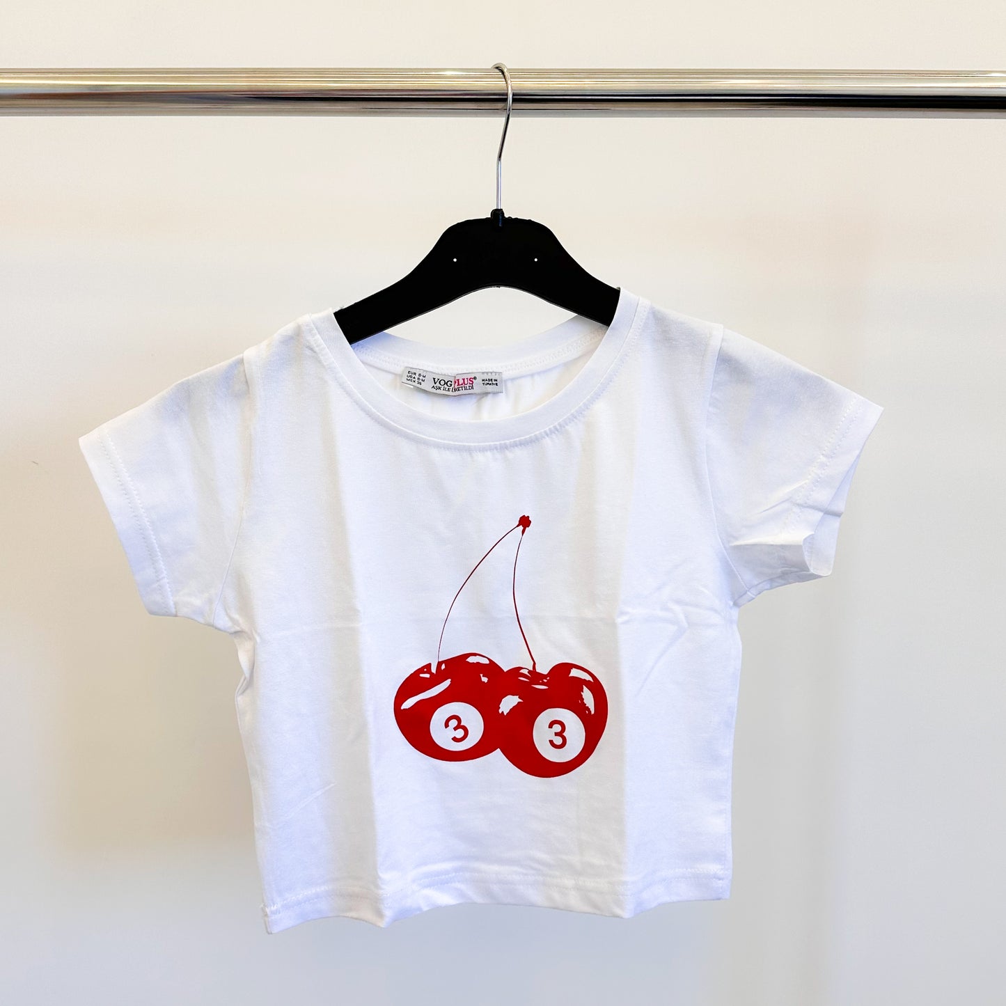 Cherry Cropped T-Shirt