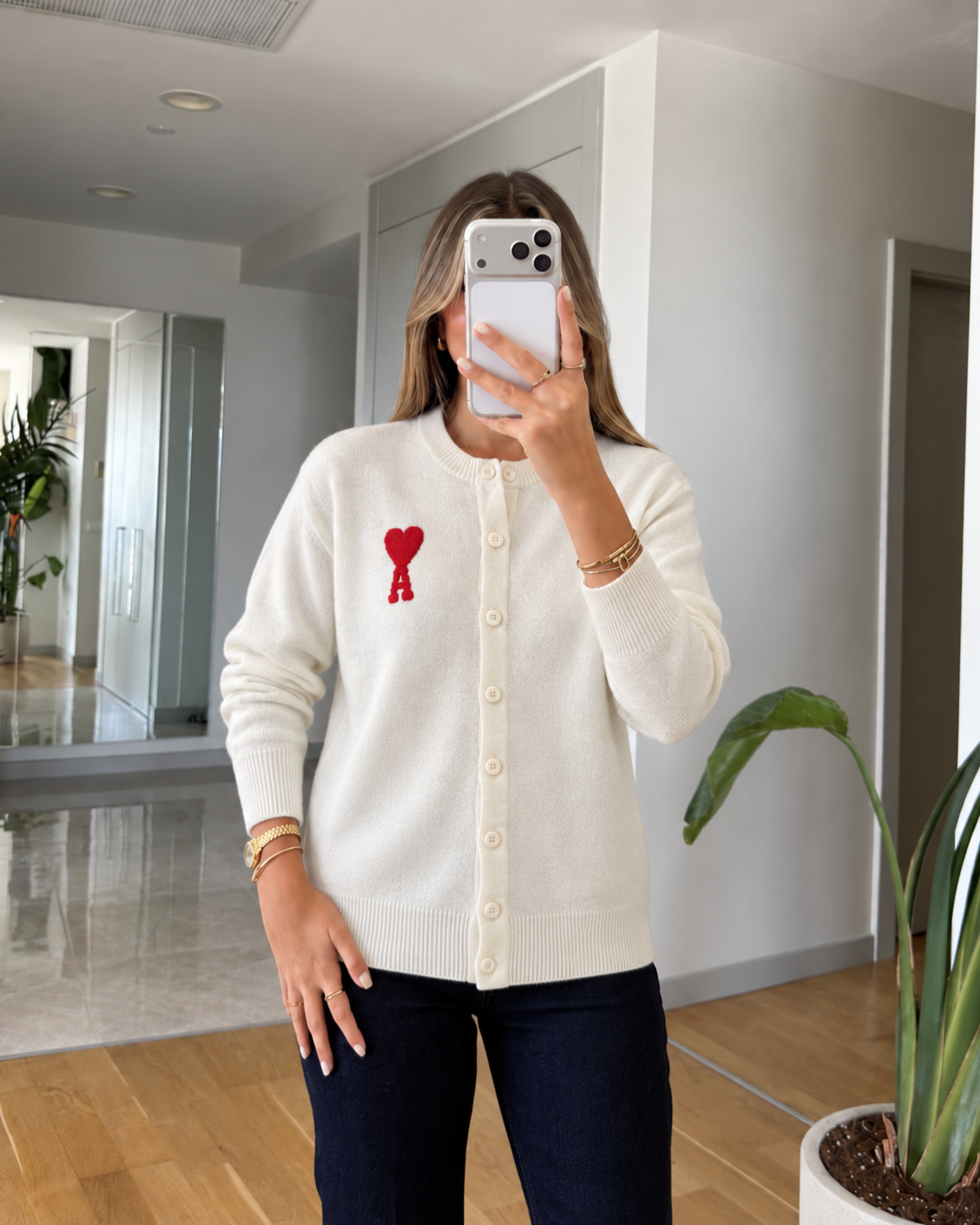 A Off-White Cardigan