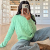 Green Knit Sweater