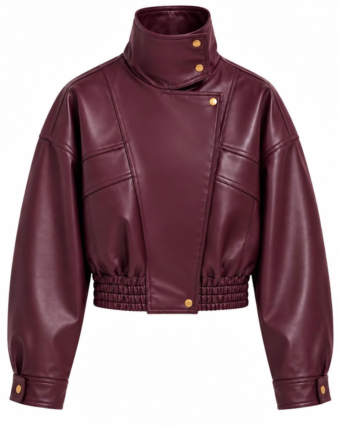 Burgundy Leather Jacket