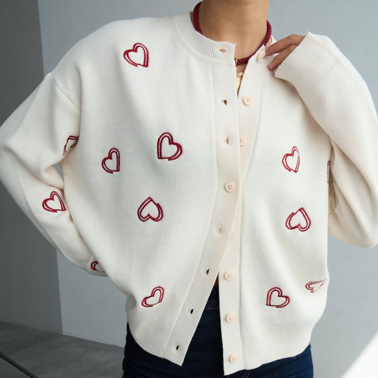 Hearts Cardigan