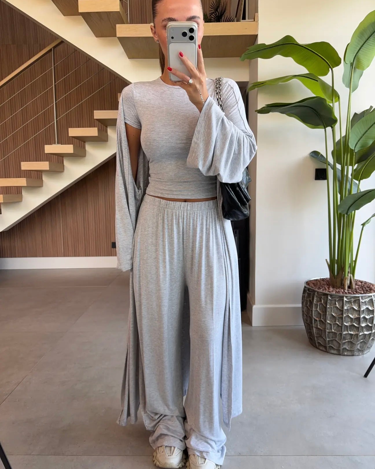 Gray 3 Pieces Set