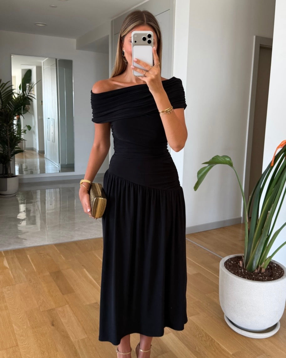 Black Off-Shoulders Dress