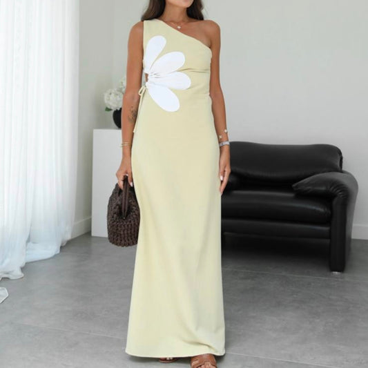Butter Yellow Daisy Dress