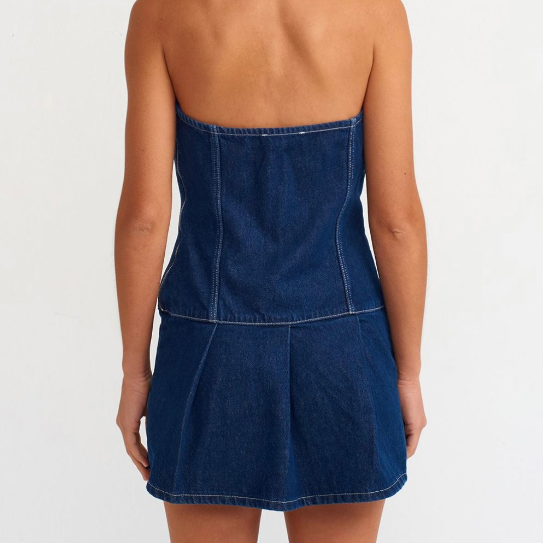 Mini Denim Dress
