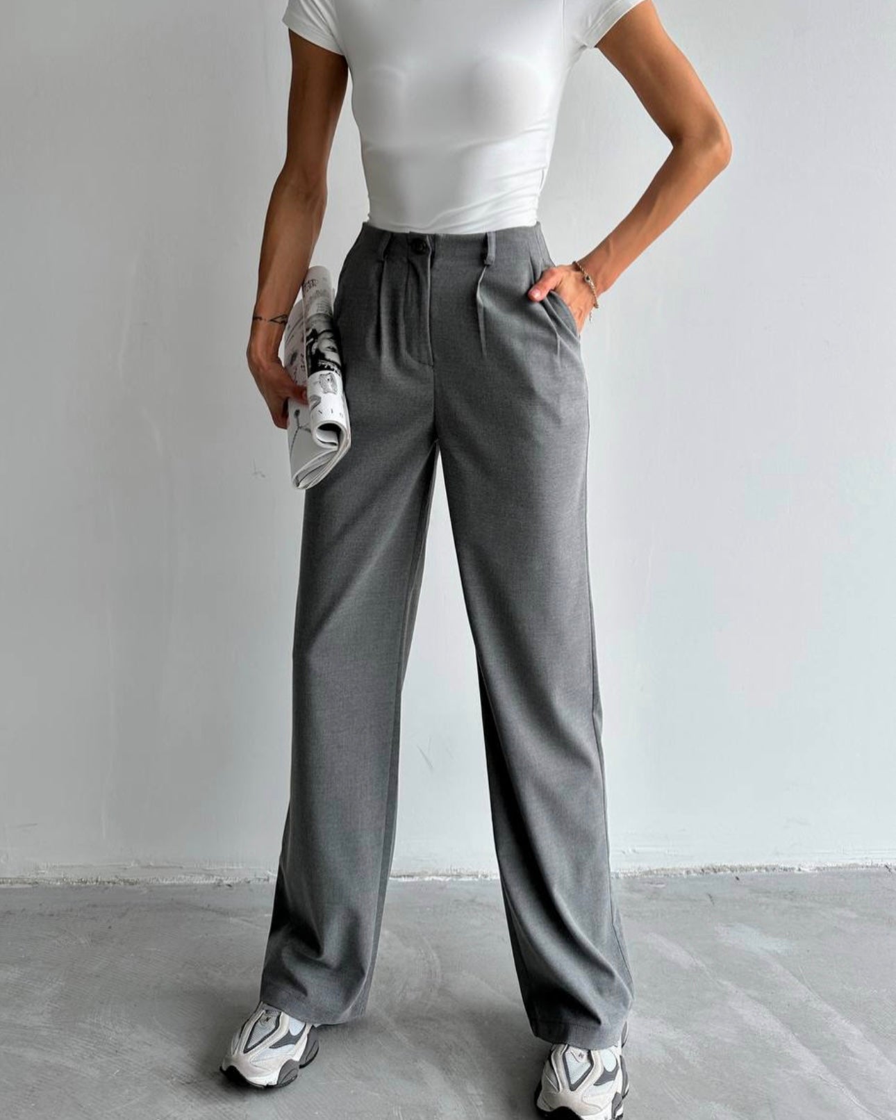 Gray Pants