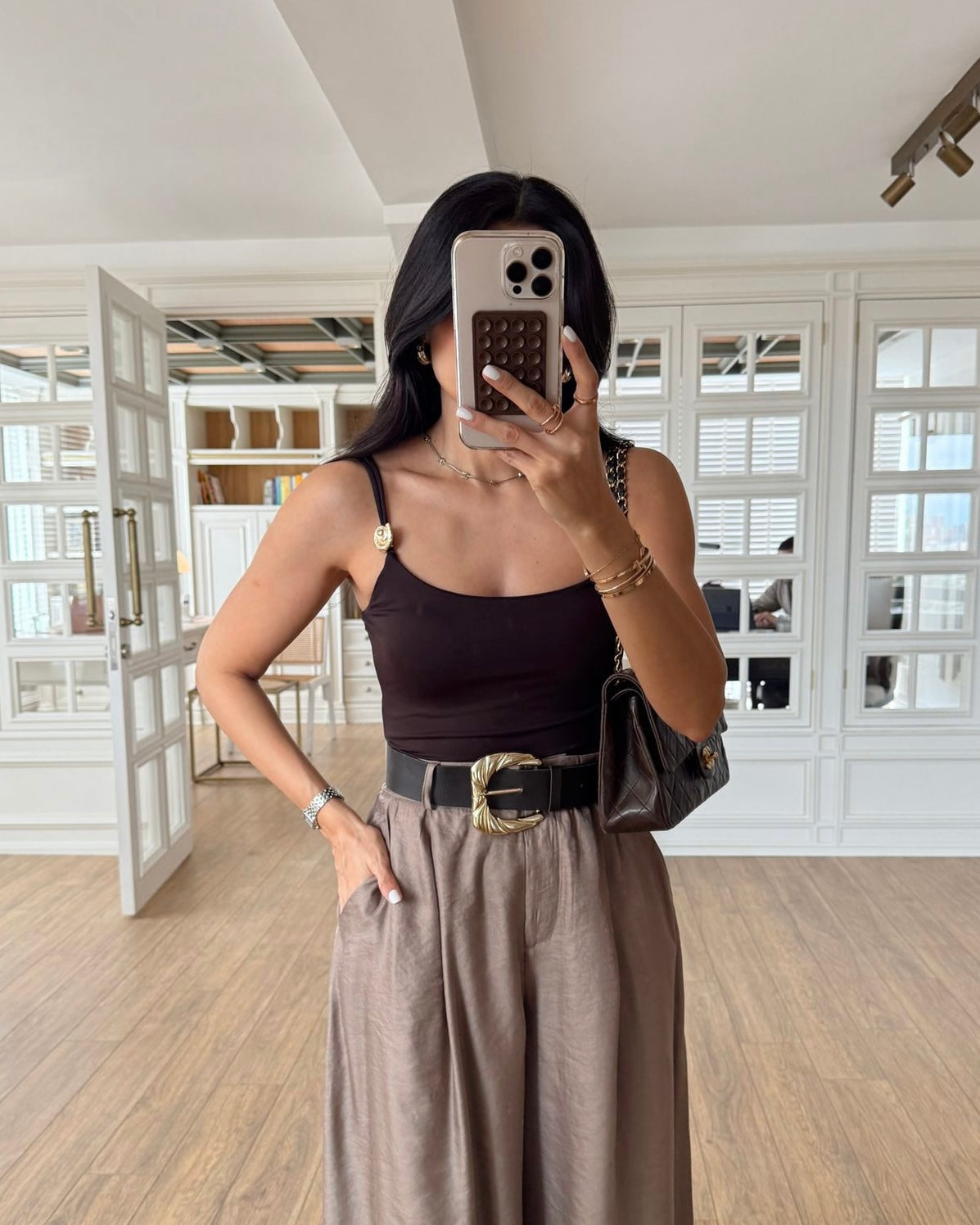 Brown Body With Gold