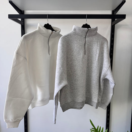 Half Zip Sweatshirt