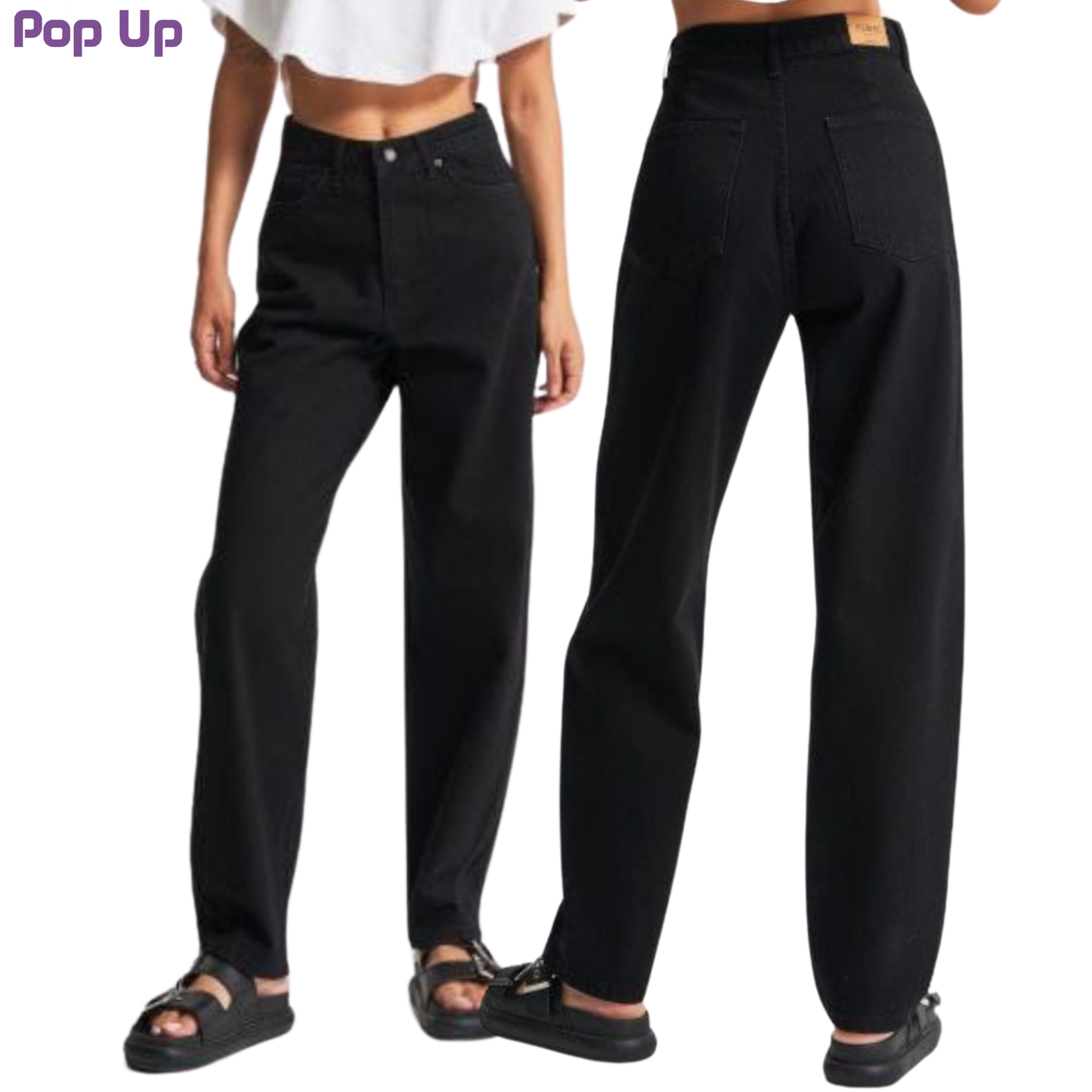 Black Denim Pants 23