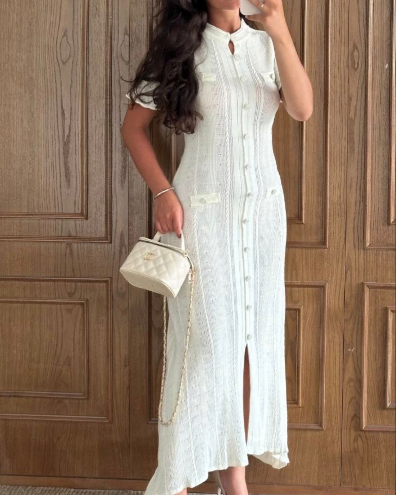 White Maxi Sndro Dress