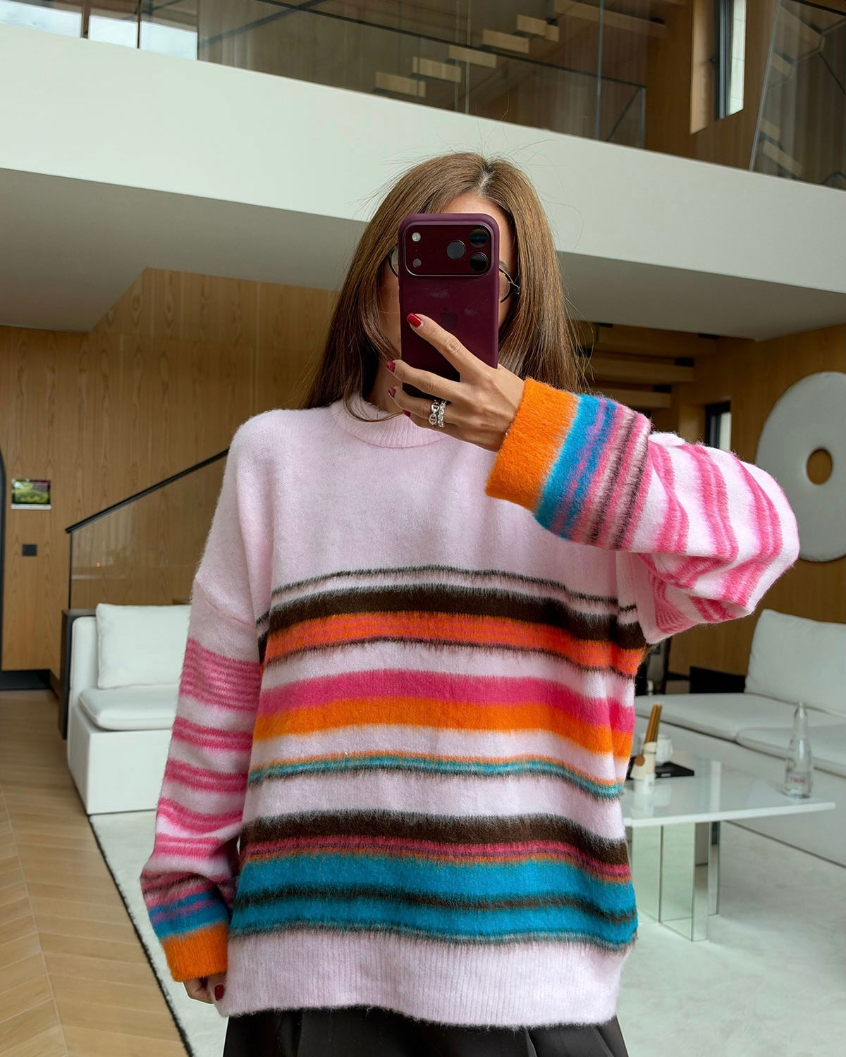 Colorful Striped Sweater