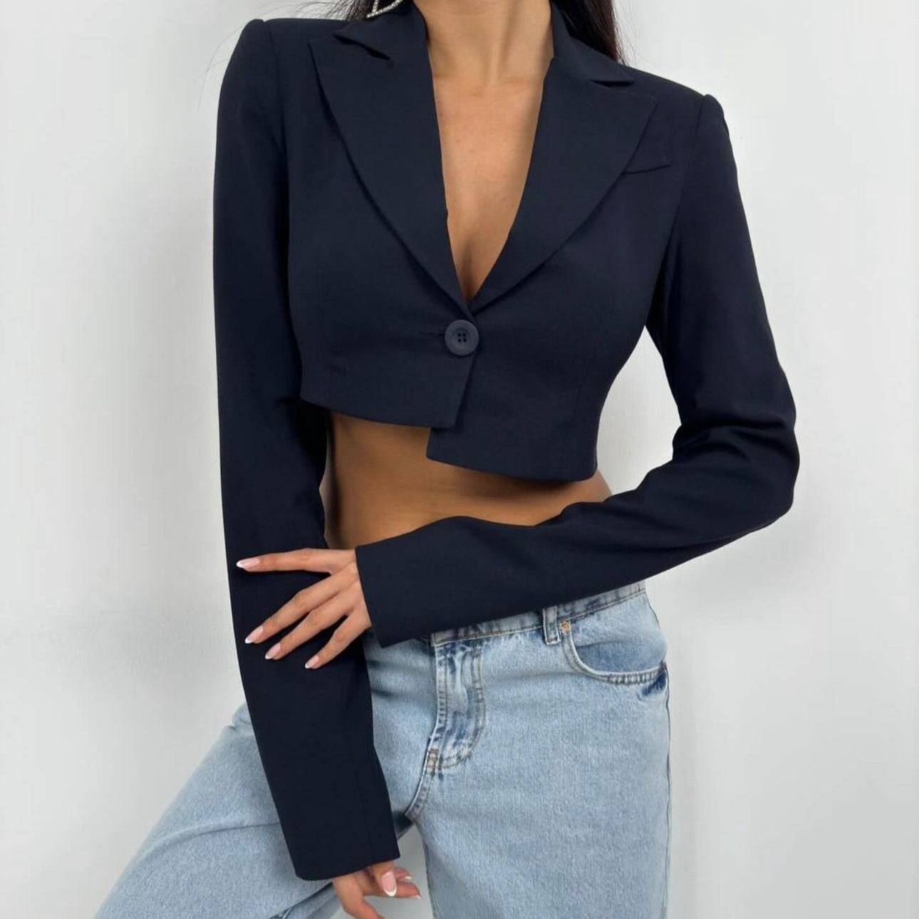 Cropped blazer