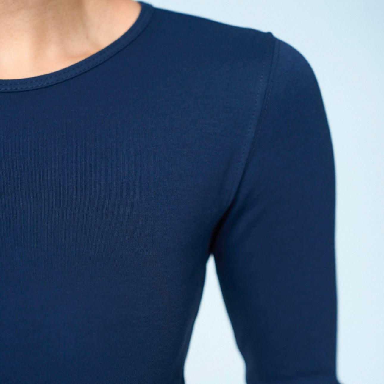 Dark Blue Cotton Top