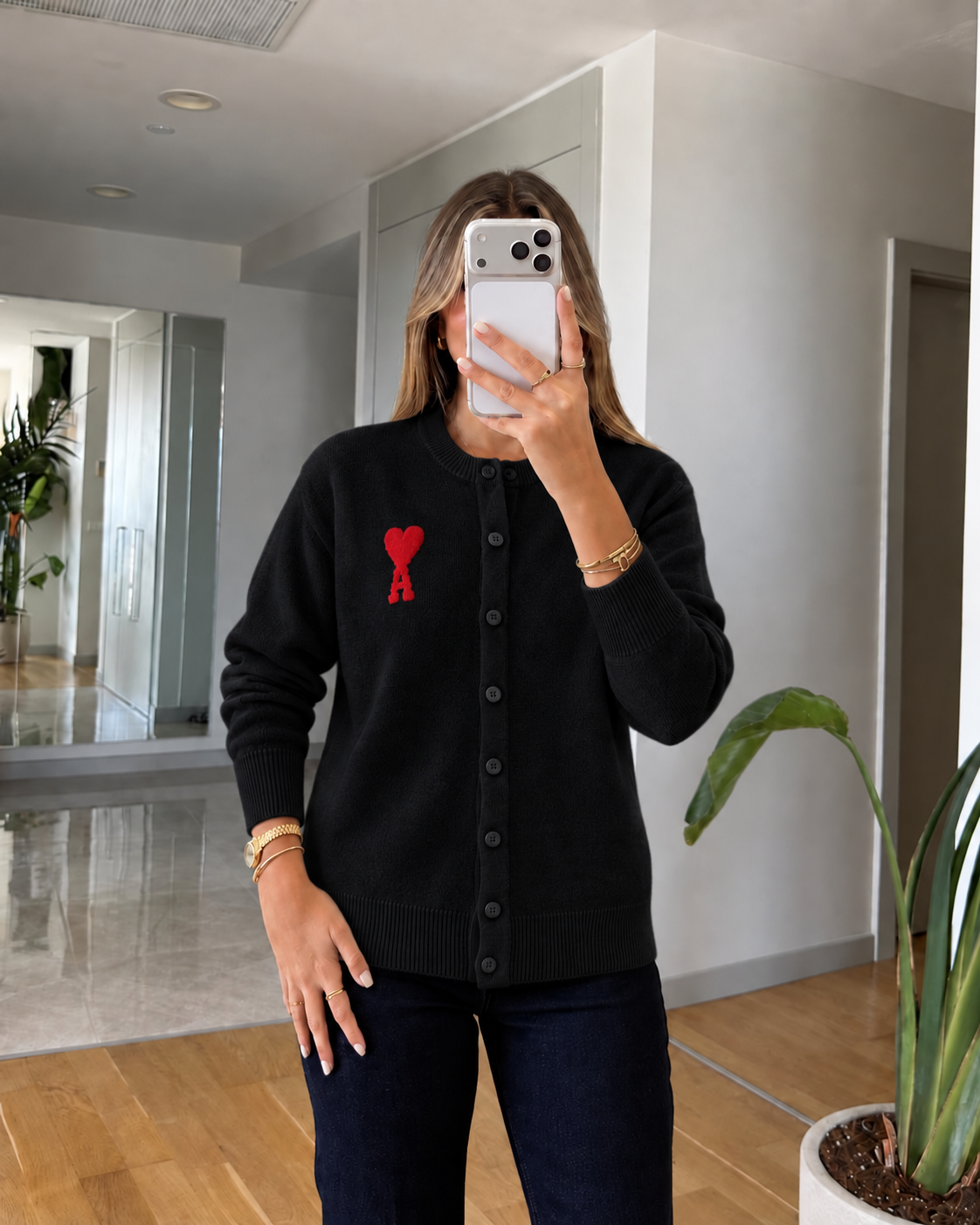 A Black Cardigan