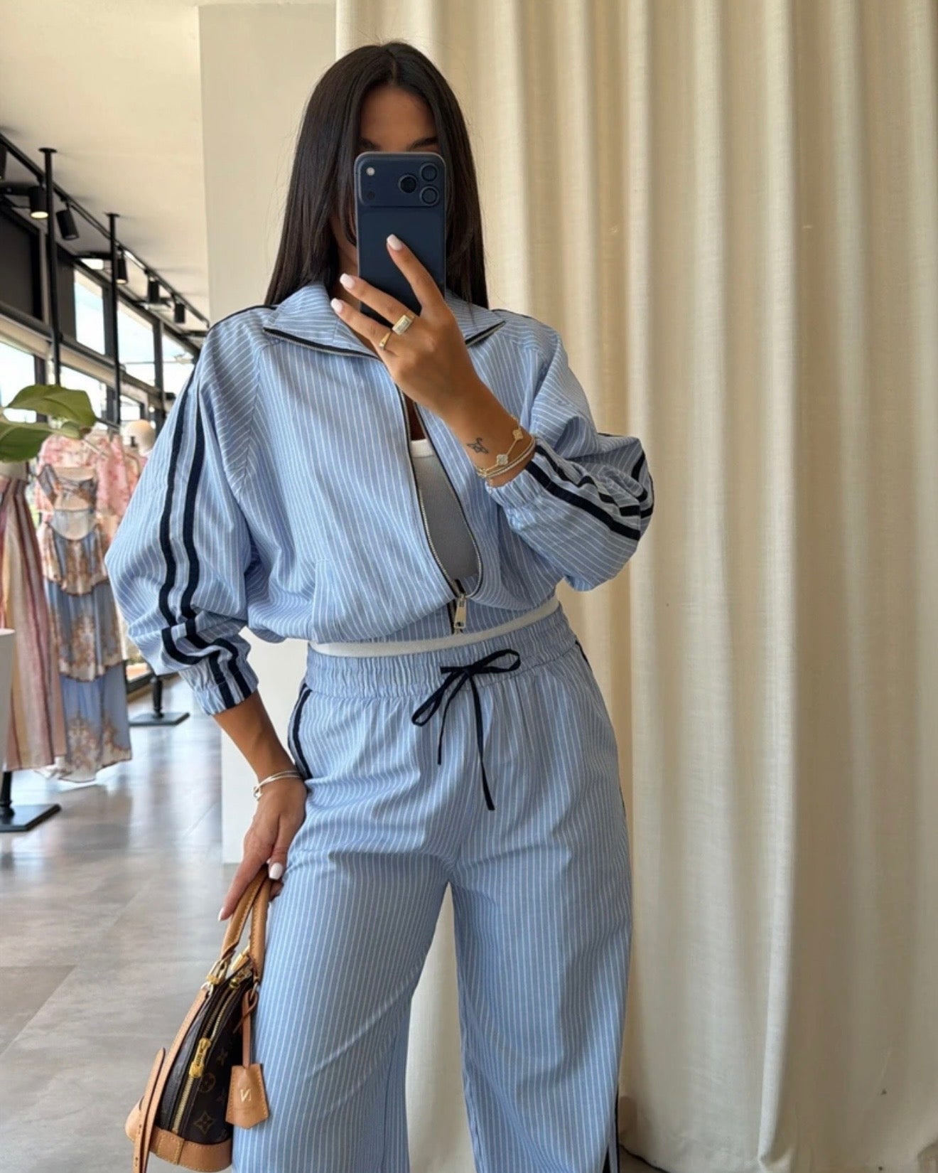 Striped Blue Set