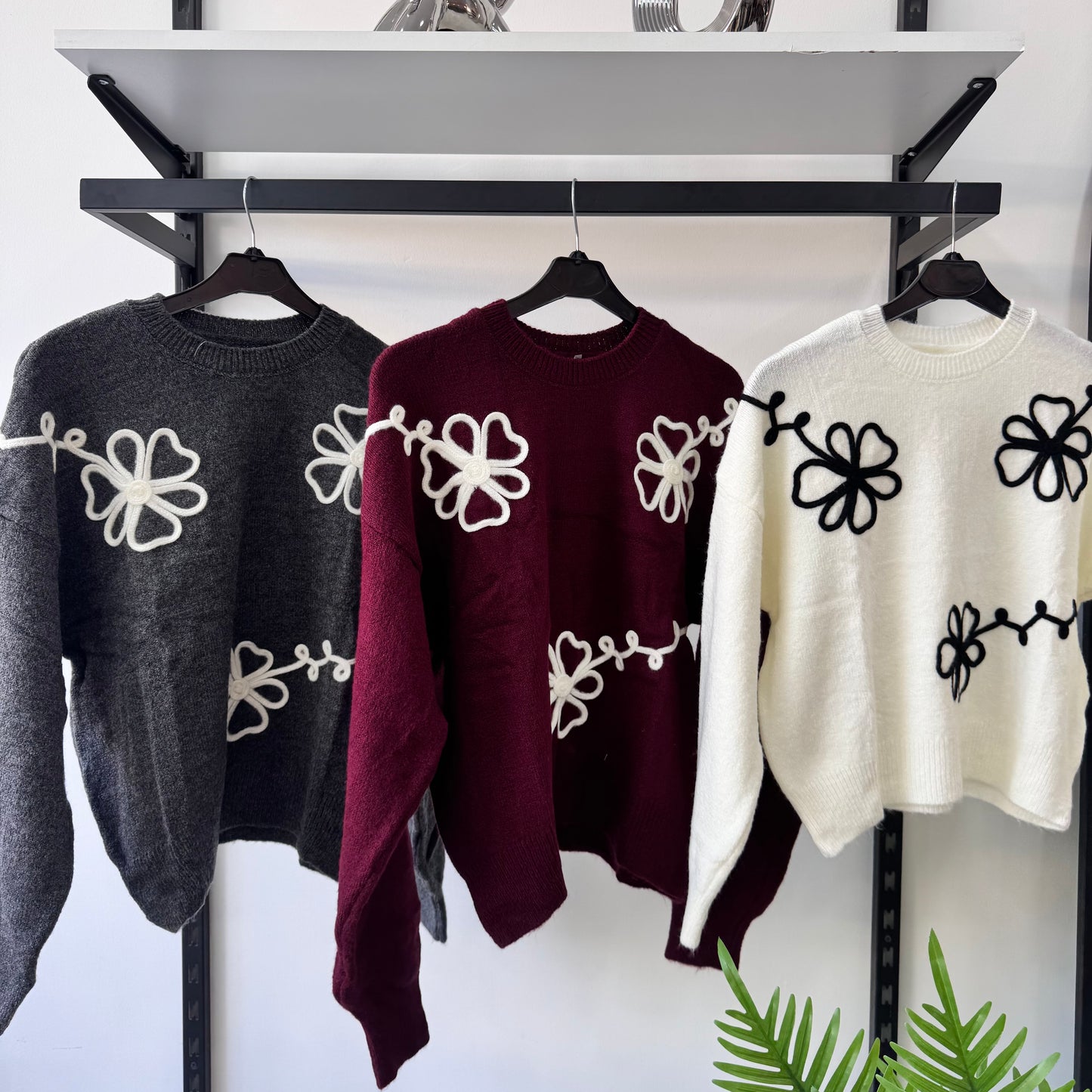 3 Flowers Sweater