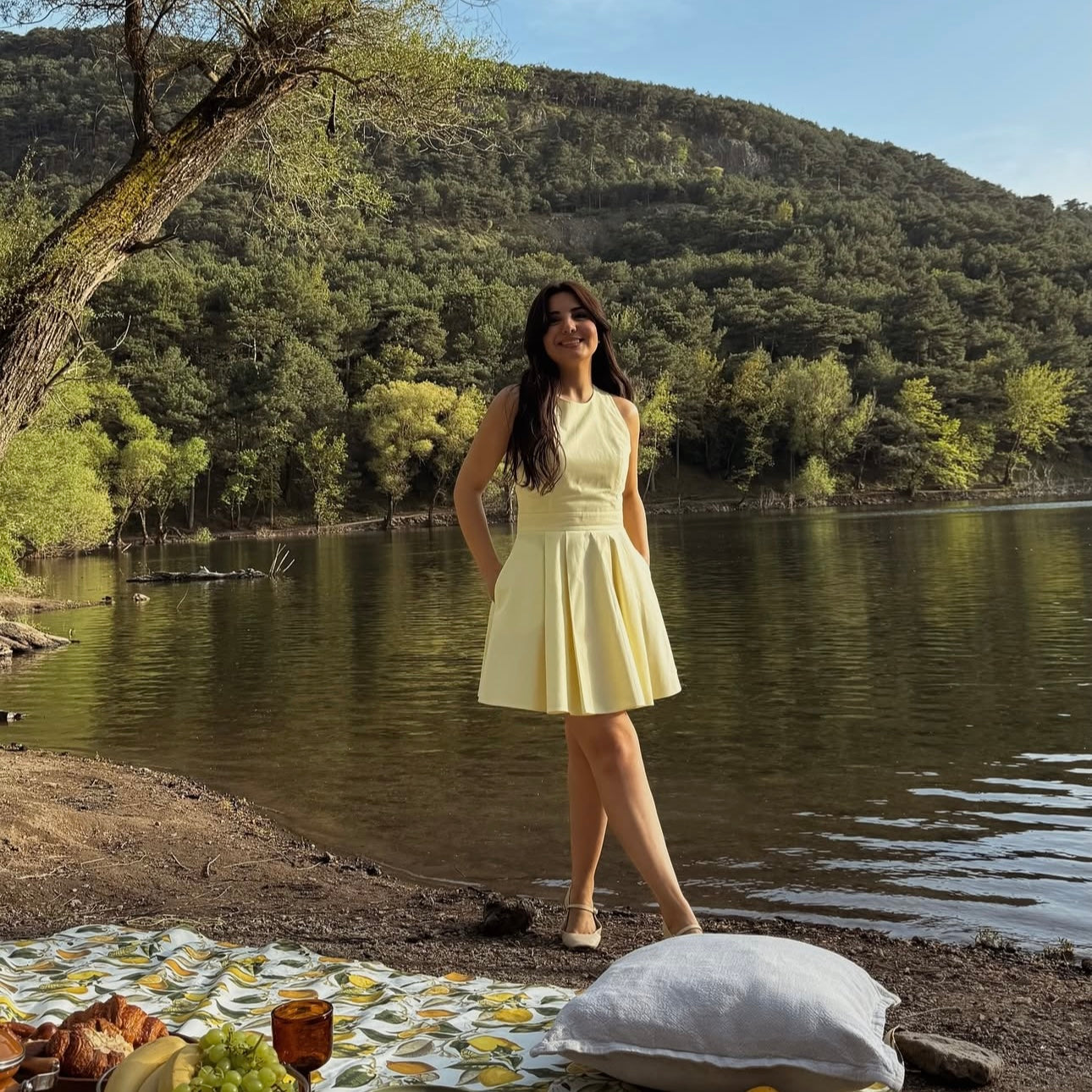 Back Design White Dress