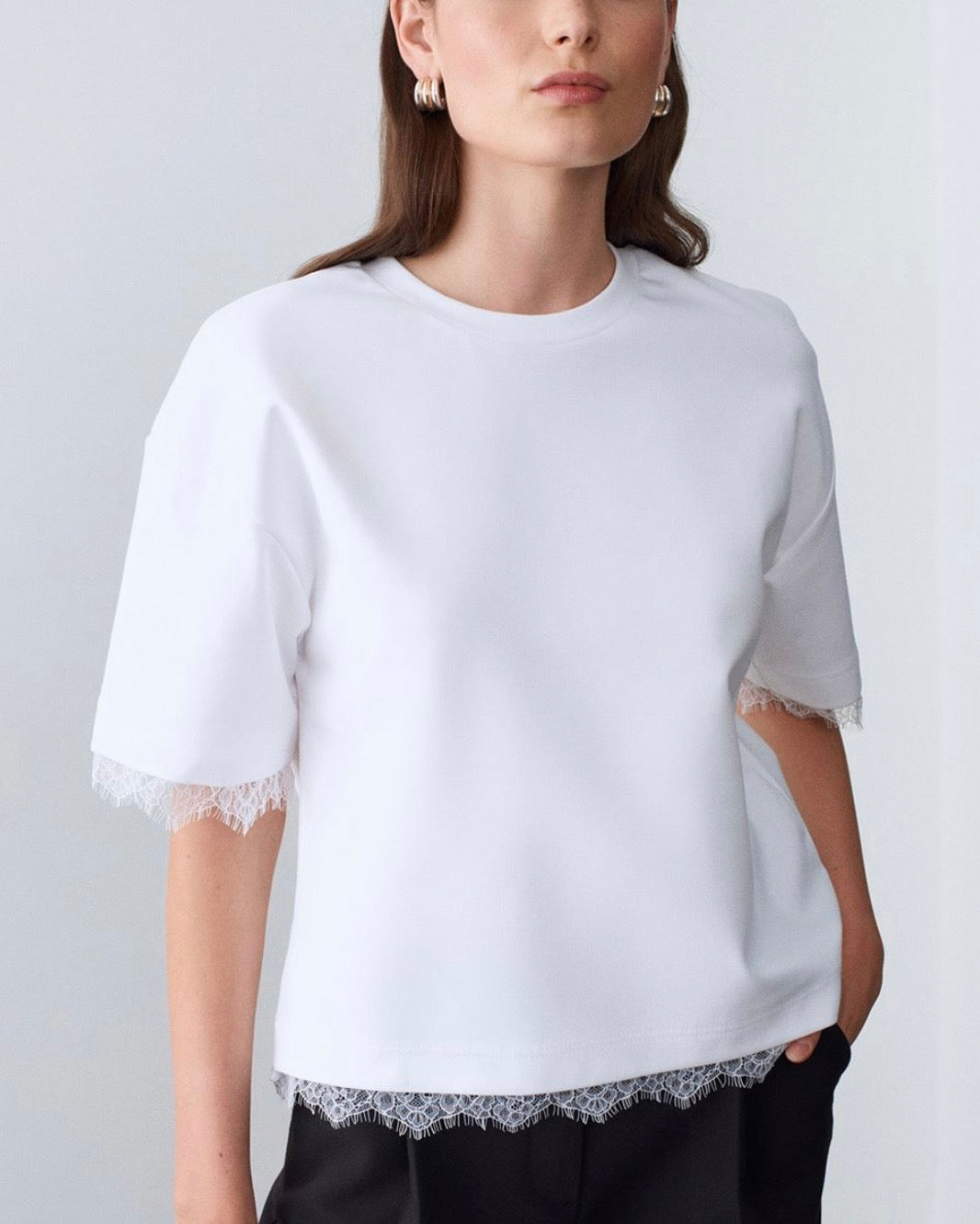 Lace Details T-shirt