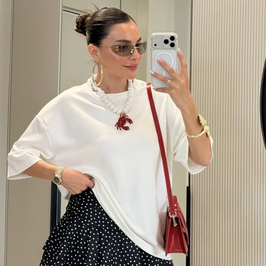 Red Heart Cutout T-Shirt