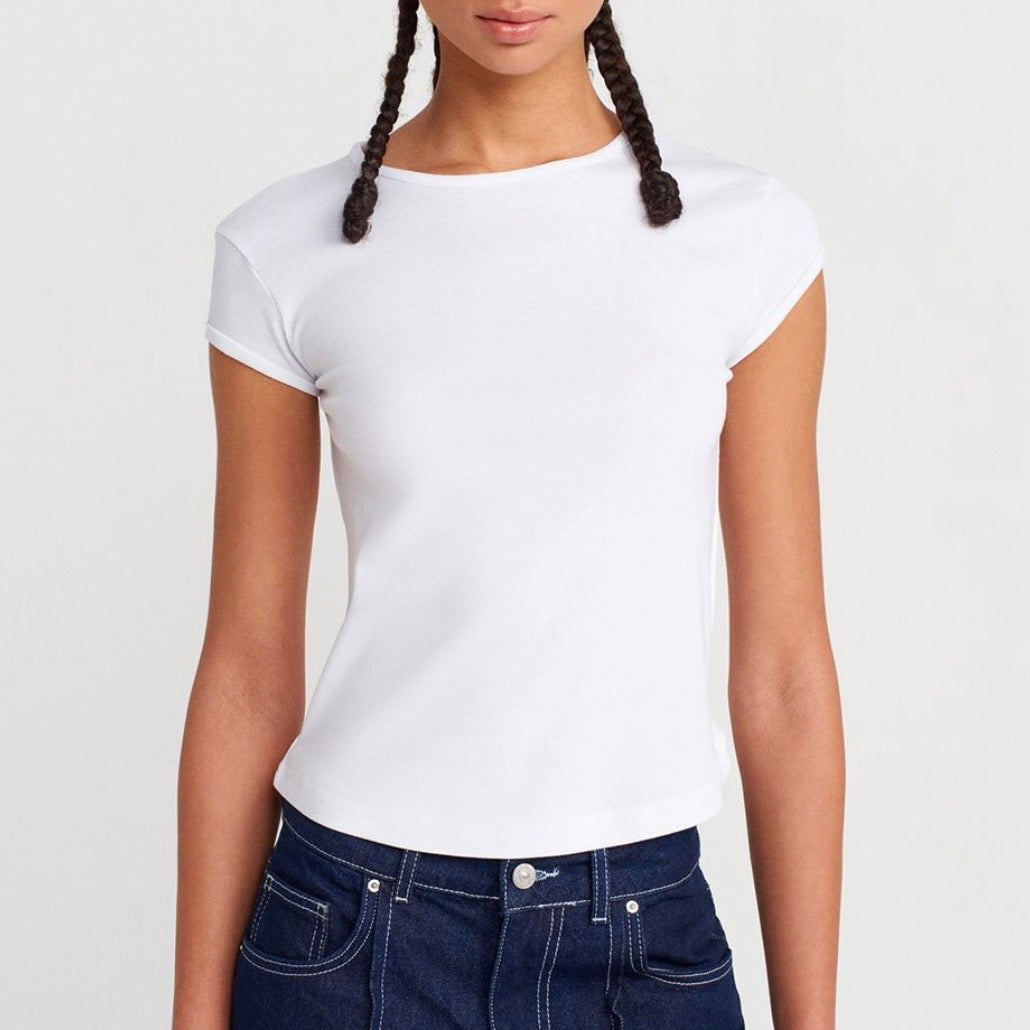 White Basic Top