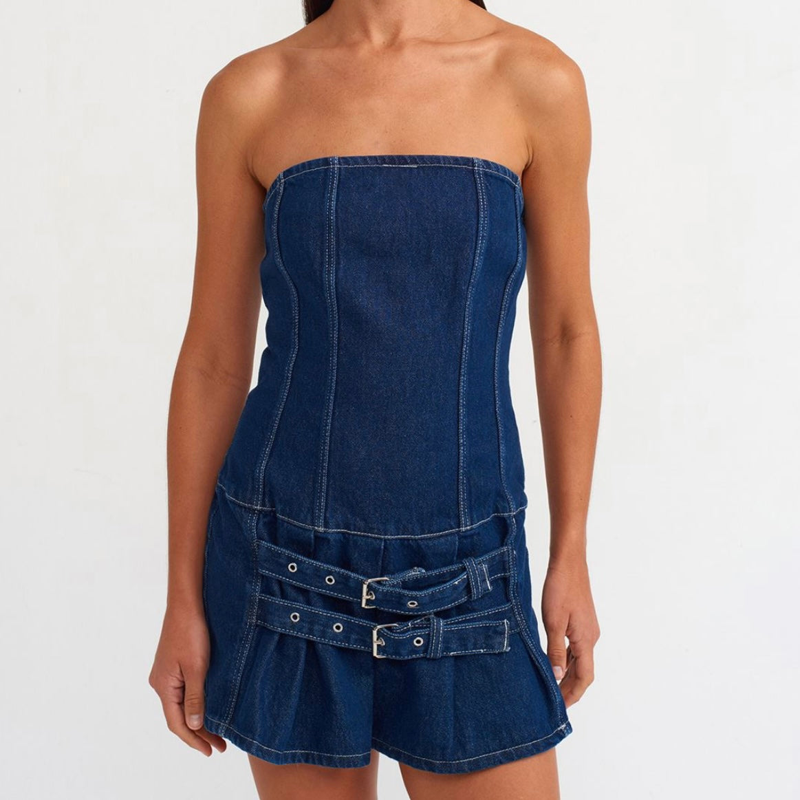 Mini Denim Dress