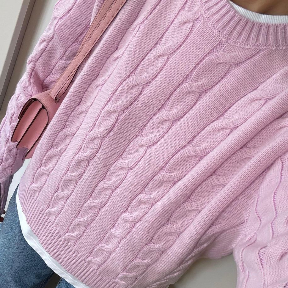 Pink Knit Sweater