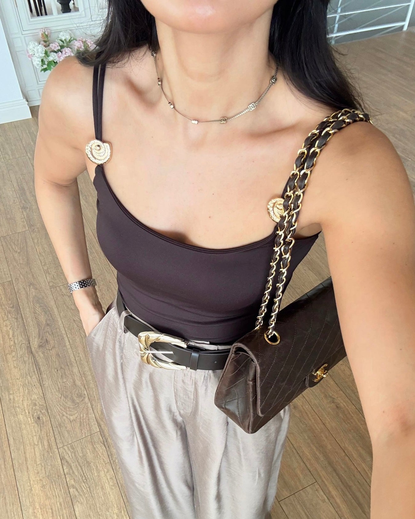 Brown Body With Gold