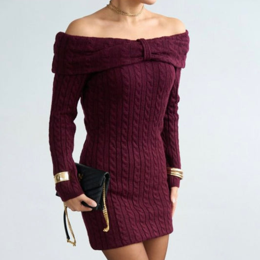 Burgundy Dress