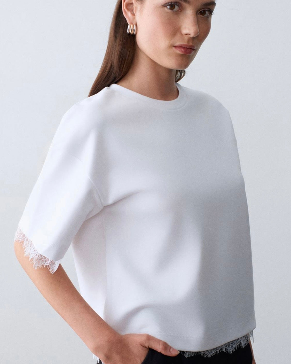 Lace Details T-shirt