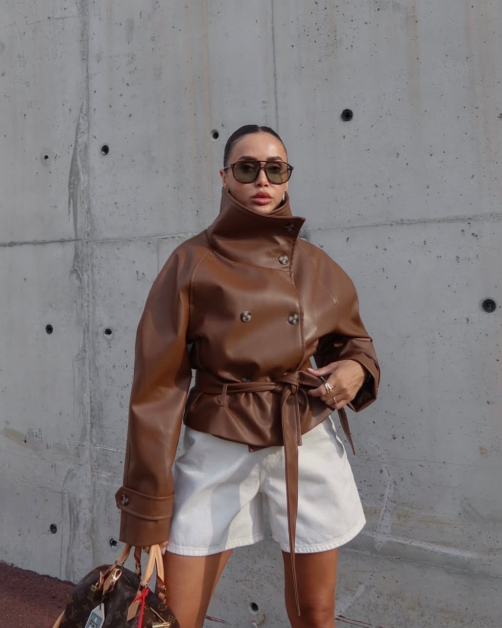 Havane Leather Jacket