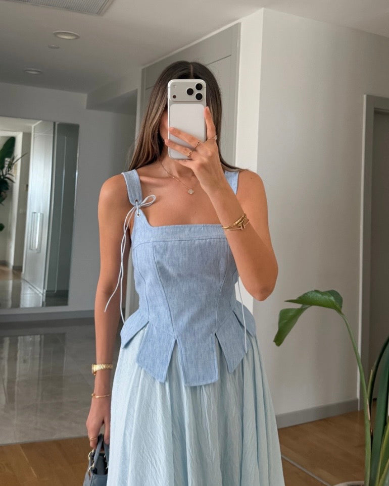 Blue Sienna Top