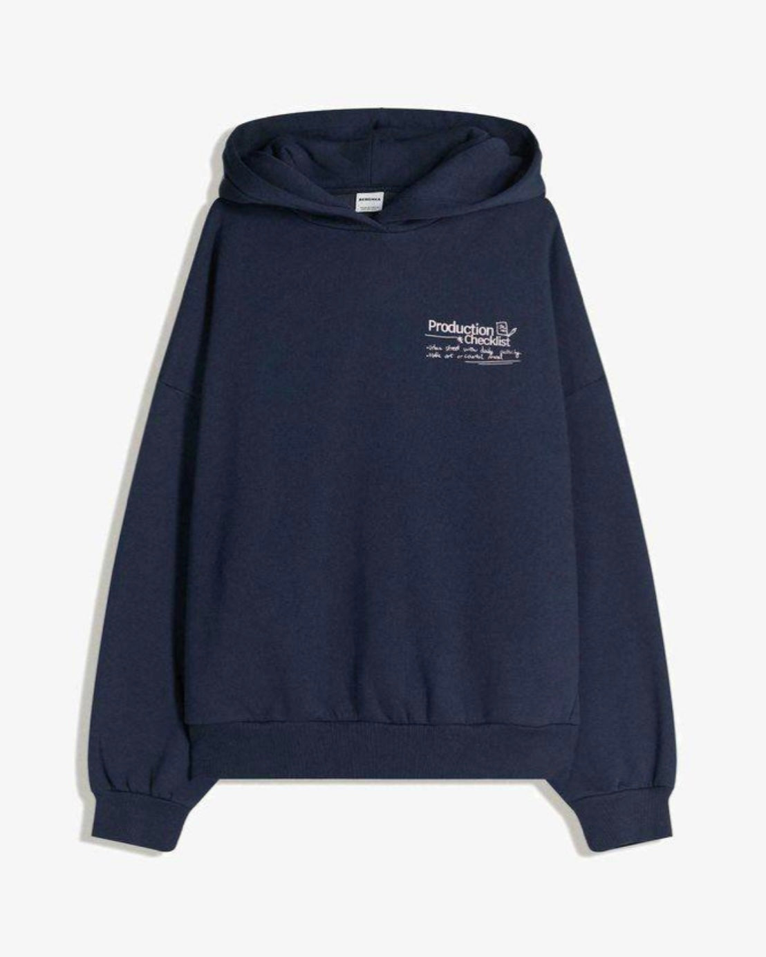 Navy Production Hoodie