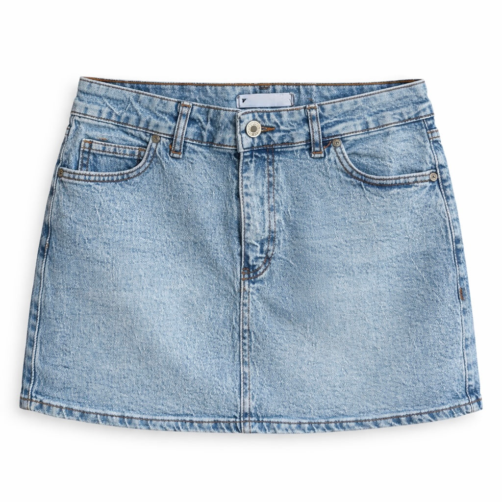 Blue Denim Skirt