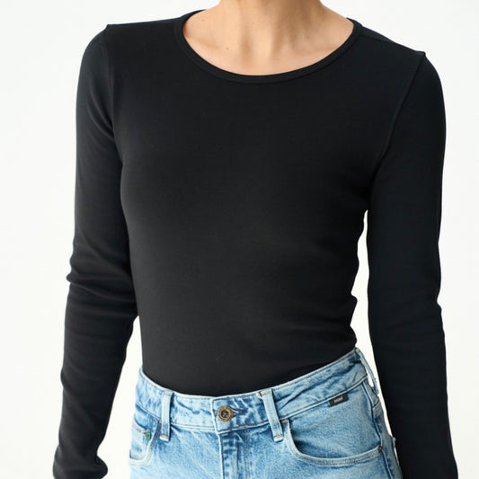 Black Cotton Top