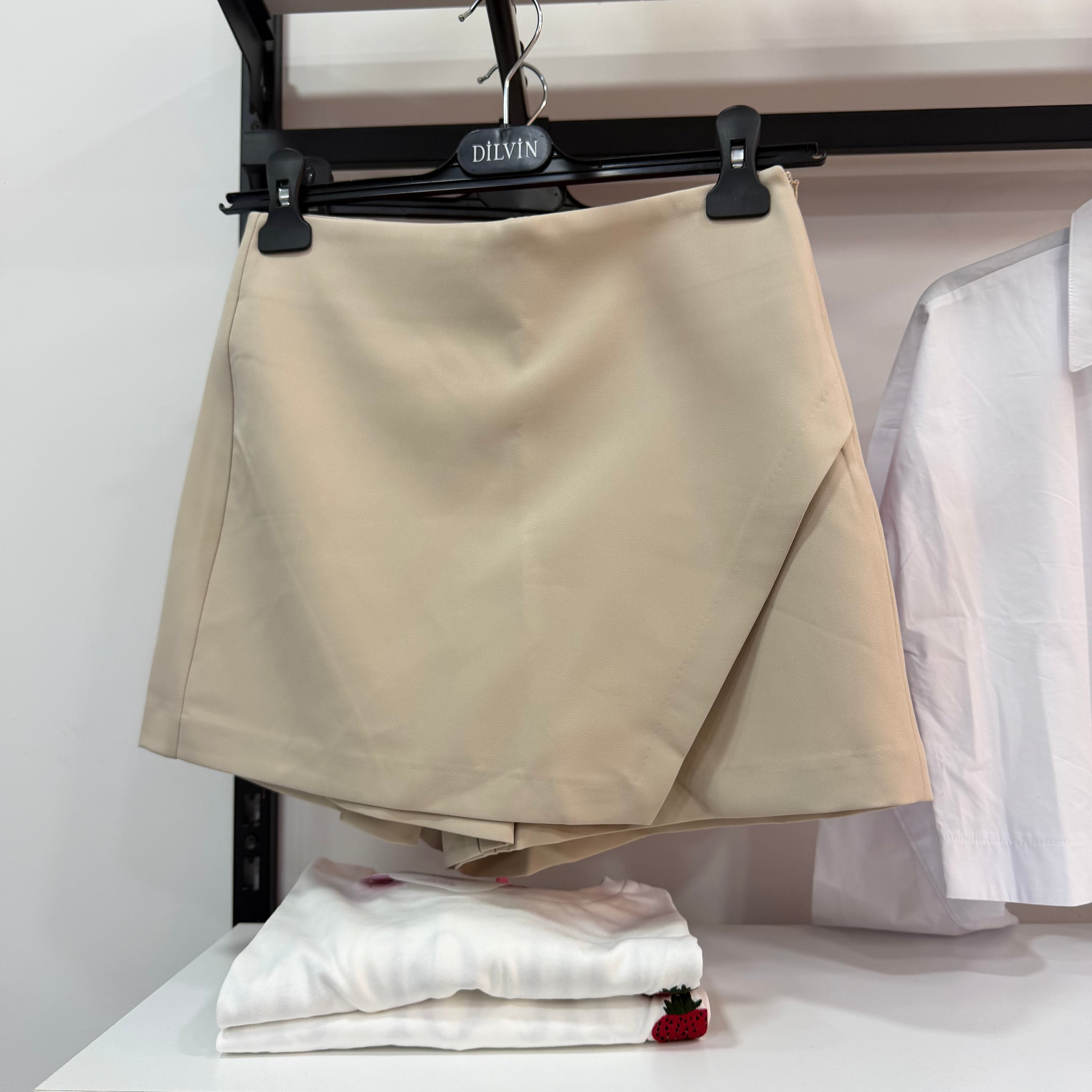 Beige Premium Skort