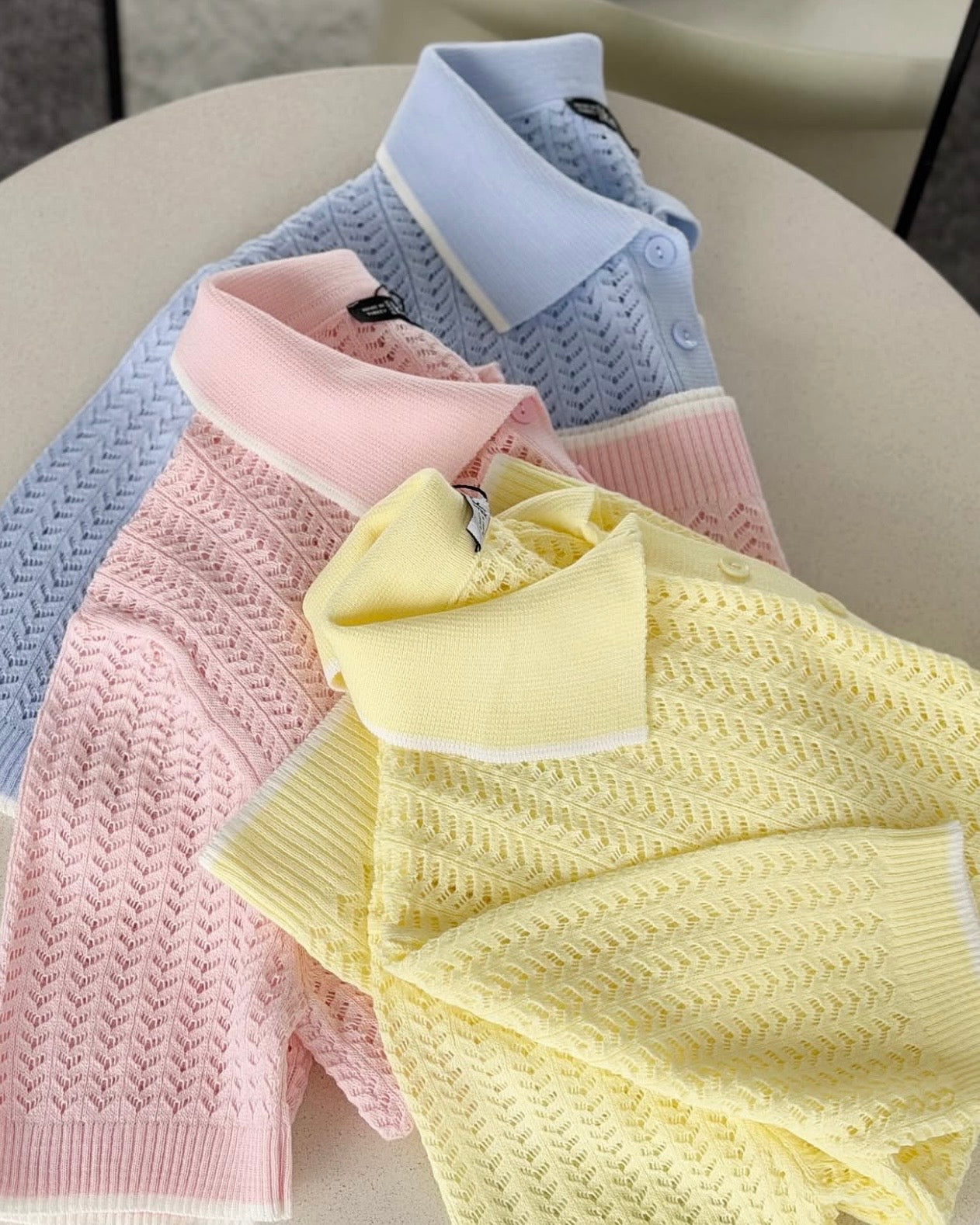Colorful Knit Top